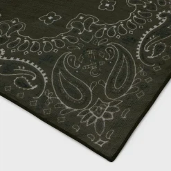 stole in floral cashmere muslin