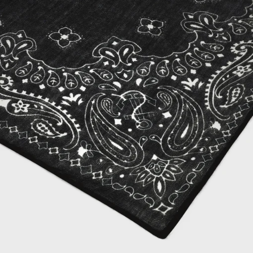 stole in floral cashmere muslin