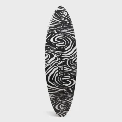 Surfboard in WOOD ZEBRA PATTERN AND CELINE PRINT