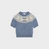 sweater in Triomphe fair isle wool