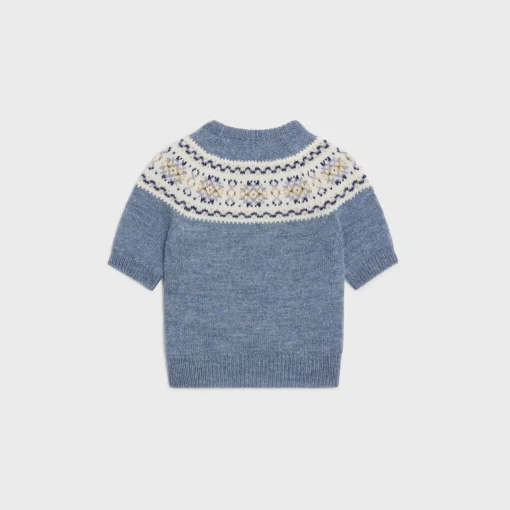 sweater in Triomphe fair isle wool