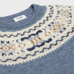 sweater in Triomphe fair isle wool