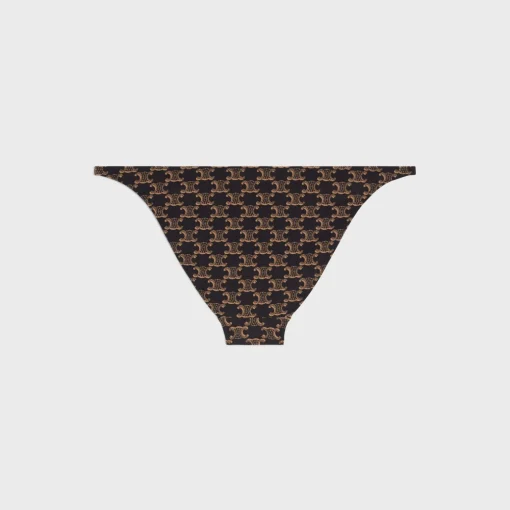 SWIMSUIT BOTTOM IN MONOGRAM JERSEY
