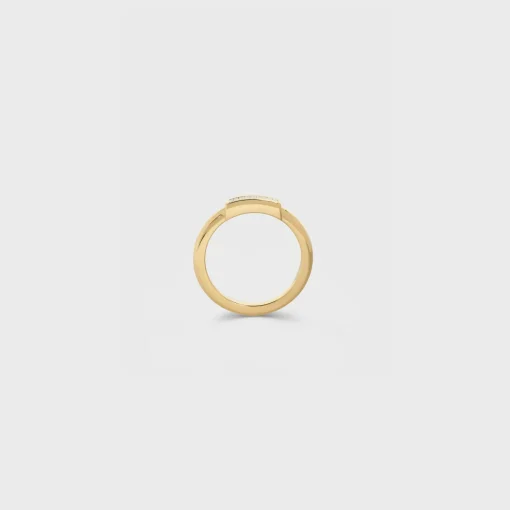 Systeme Ring in Yellow Gold and Diamonds