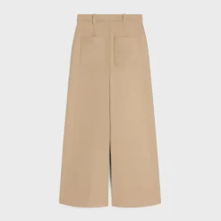taillat pants in cotton twill