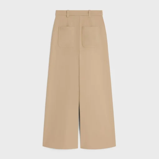 taillat pants in cotton twill