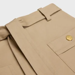 taillat pants in cotton twill