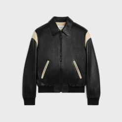 teddy jacket in lambskin