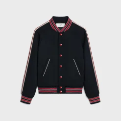 teddy jacket in textured wool