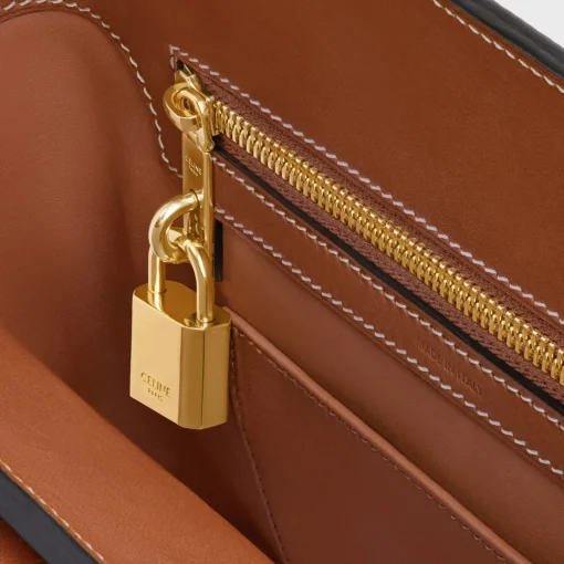 TEEN CELINE CONTI BAG in natural calfskin