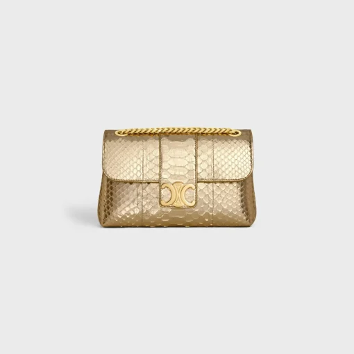 TEEN CELINE VICTOIRE BAG in LAMINATED PYTHON