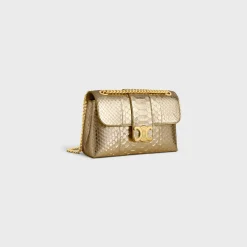 TEEN CELINE VICTOIRE BAG in LAMINATED PYTHON