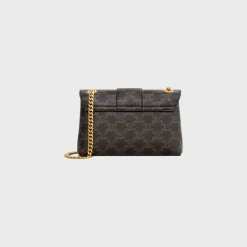 TEEN CELINE VICTOIRE BAG in Triomphe Canvas