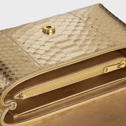 TEEN CELINE VICTOIRE BAG in LAMINATED PYTHON