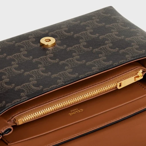 TEEN CELINE VICTOIRE BAG in Triomphe Canvas