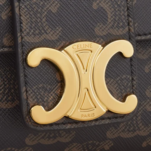 TEEN CELINE VICTOIRE BAG in Triomphe Canvas