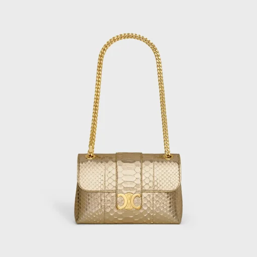 TEEN CELINE VICTOIRE BAG in LAMINATED PYTHON
