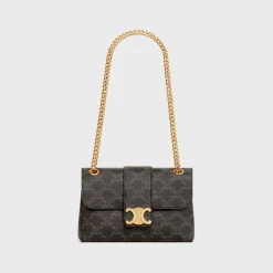 TEEN CELINE VICTOIRE BAG in Triomphe Canvas