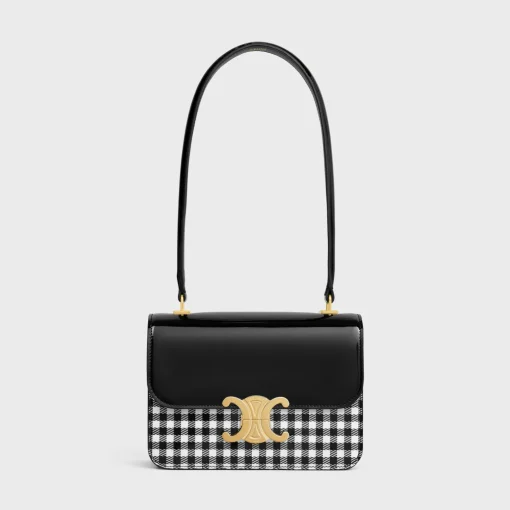 TEEN GARANCE bag in VICHY PRINTED PATENT CALFSKIN