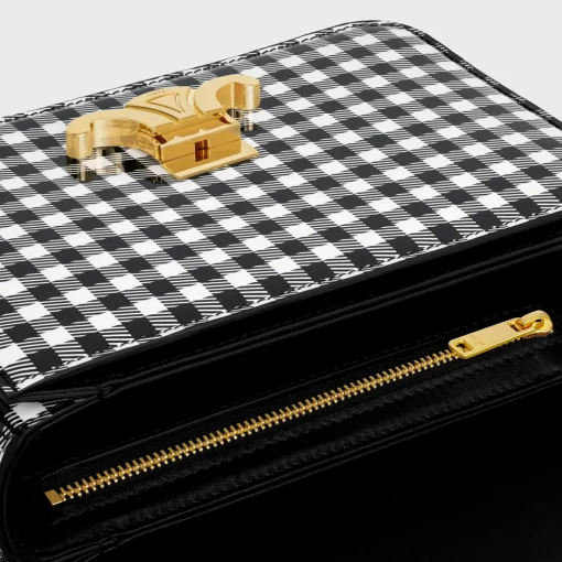 TEEN GARANCE bag in VICHY PRINTED PATENT CALFSKIN