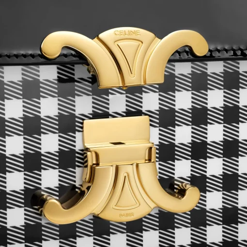 TEEN GARANCE bag in VICHY PRINTED PATENT CALFSKIN