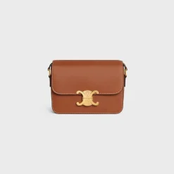 Teen Triomphe Bag in Natural Calfskin