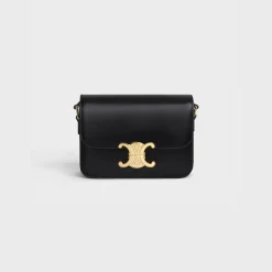 Teen Triomphe Bag in shiny calfskin