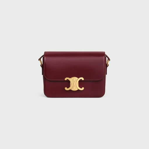 Teen Triomphe Bag in shiny calfskin