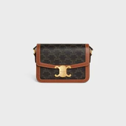 TEEN TRIOMPHE BAG in Triomphe Canvas and Calfskin