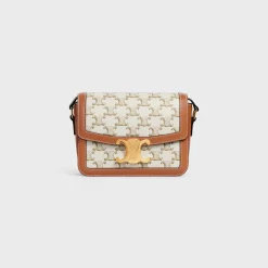TEEN TRIOMPHE BAG in Triomphe Canvas and Calfskin
