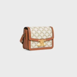 TEEN TRIOMPHE BAG in Triomphe Canvas and Calfskin