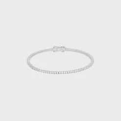 Tennis Bracelet in White Gold and Diamonds