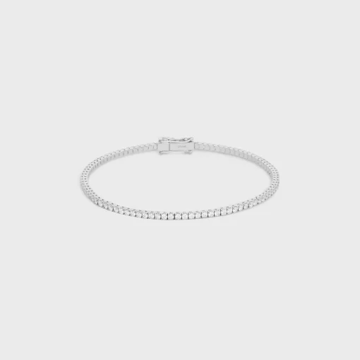 Tennis Bracelet in White Gold and Diamonds