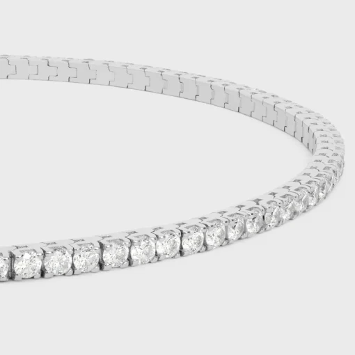 Tennis Bracelet in White Gold and Diamonds