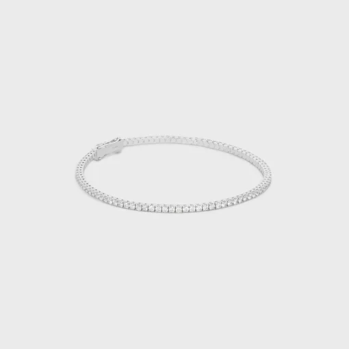 Tennis Bracelet in White Gold and Diamonds