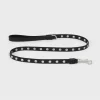 Thin Dog Leash in Smooth Calfskin with Studs