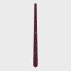 thin tie in celine blason silk jacquard