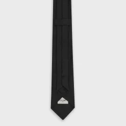 Tie in silk jacquard