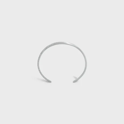 Torsion Bracelet in White Gold and Diamonds