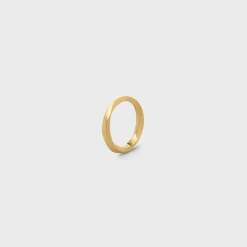 Torsion Ring in Yellow Gold