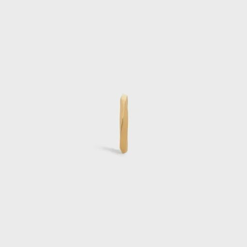 Torsion Ring in Yellow Gold