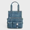 Tote bag in DENIM WITH CELINE