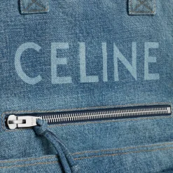 Tote bag in DENIM WITH CELINE