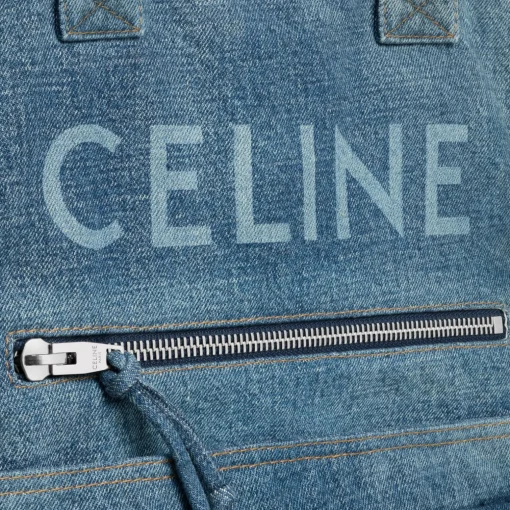 Tote bag in DENIM WITH CELINE
