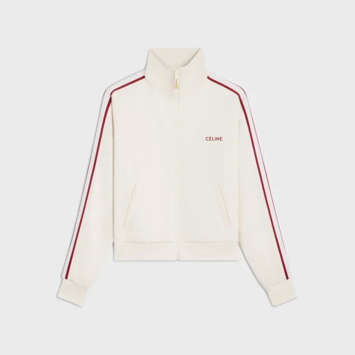 tracksuit jacket in double face jersey