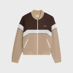 TRACKSUIT JACKET in technical mesh jersey