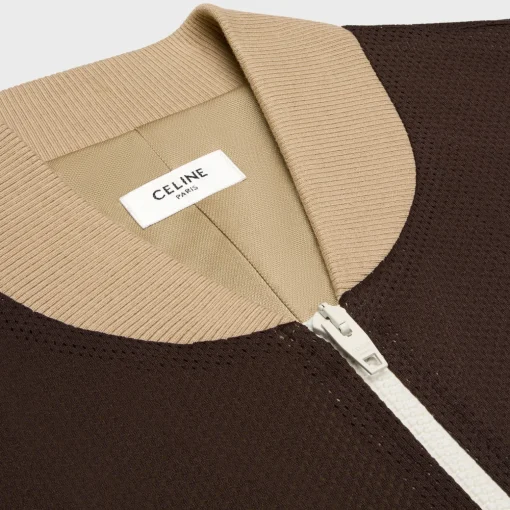 TRACKSUIT JACKET in technical mesh jersey