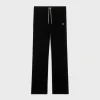 tracksuit pants in velvet jersey