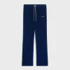 tracksuit pants in velvet jersey