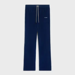 tracksuit pants in velvet jersey